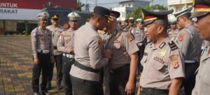 Tiga Personel Polres Tasikmalaya Kota Terima Kenaikan Pangkat Pengabdian, Bentuk Penghargaan Atas Loyalitas Dan Dedikasi 