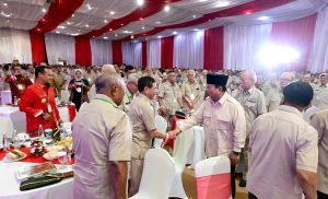 Panglima TNI Dampingi Presiden RI dalam Acara Halal Bihalal Bersama Purnawirawan TNI AD